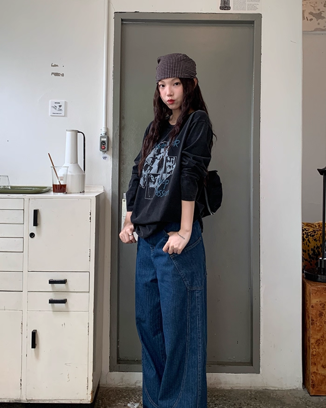 Front Rock Print Tee B0001