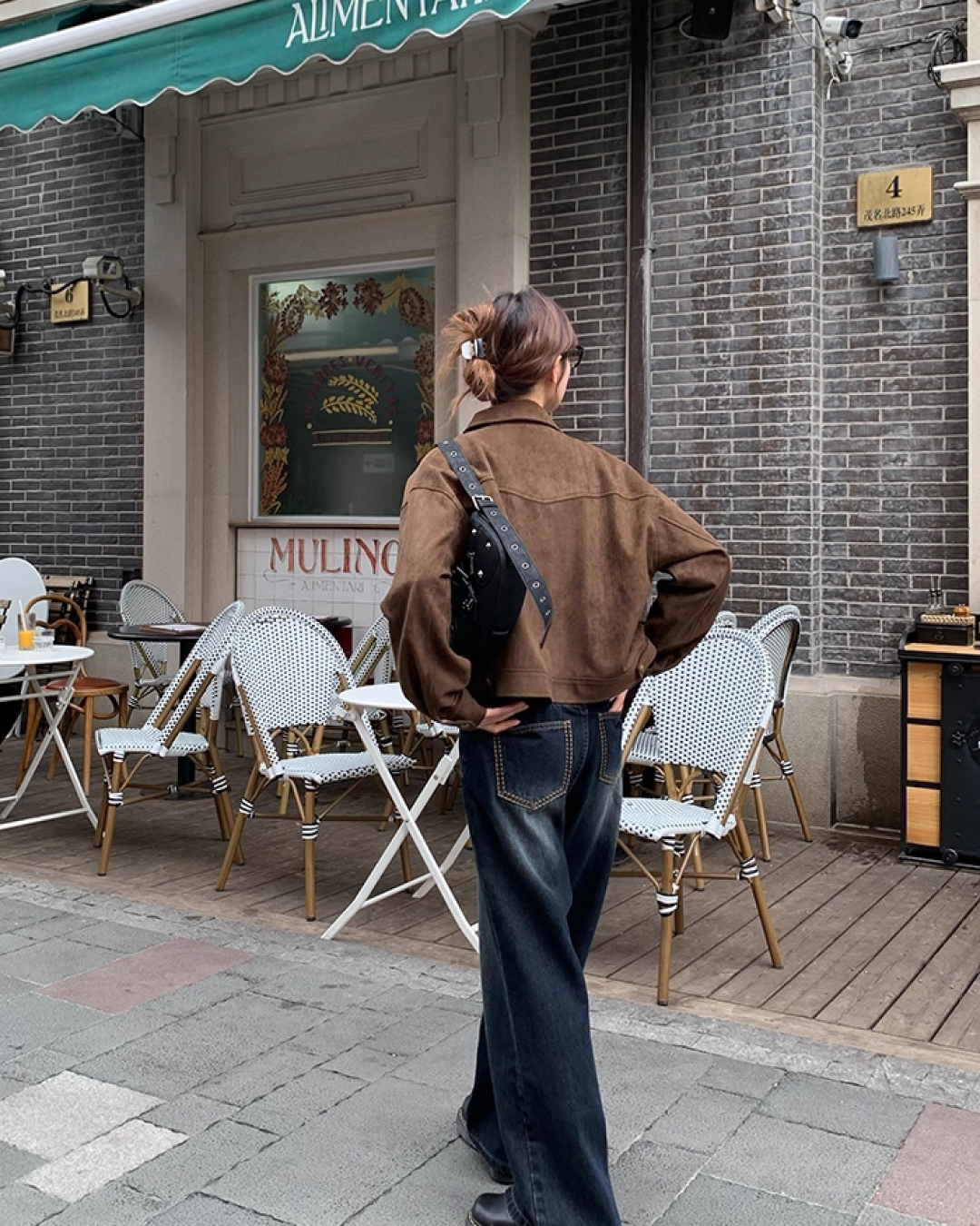 Brown Suede Short Jacket B0020