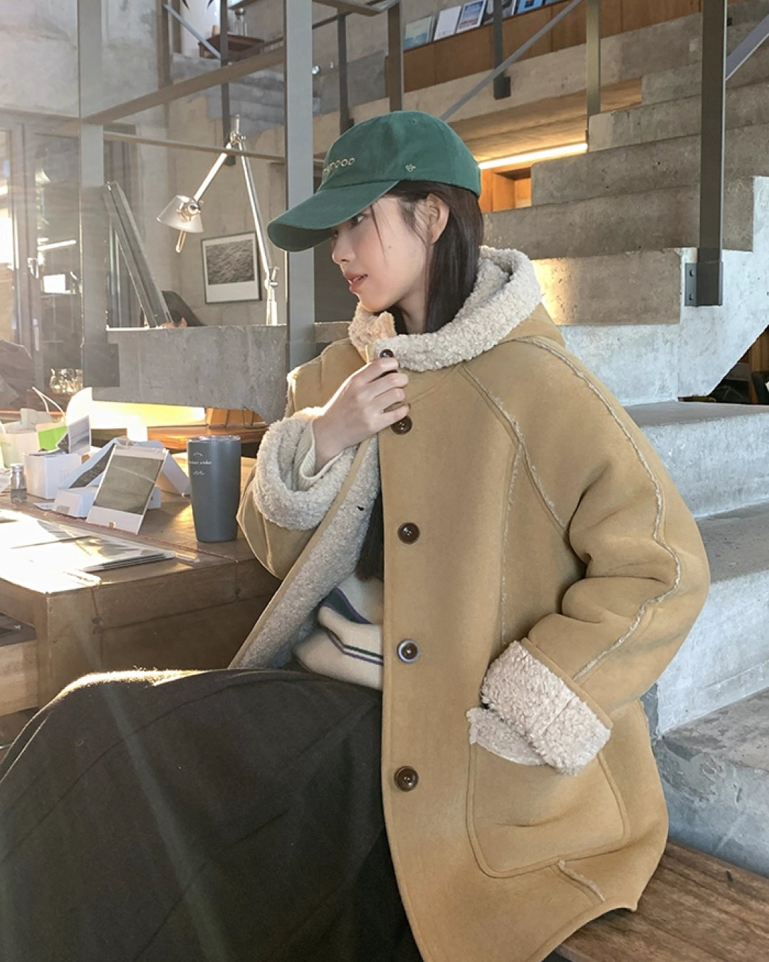 Reversible Boa Jacket BU0056