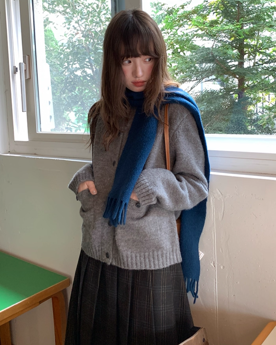 Short Pocker Knit Cardigan BU0057