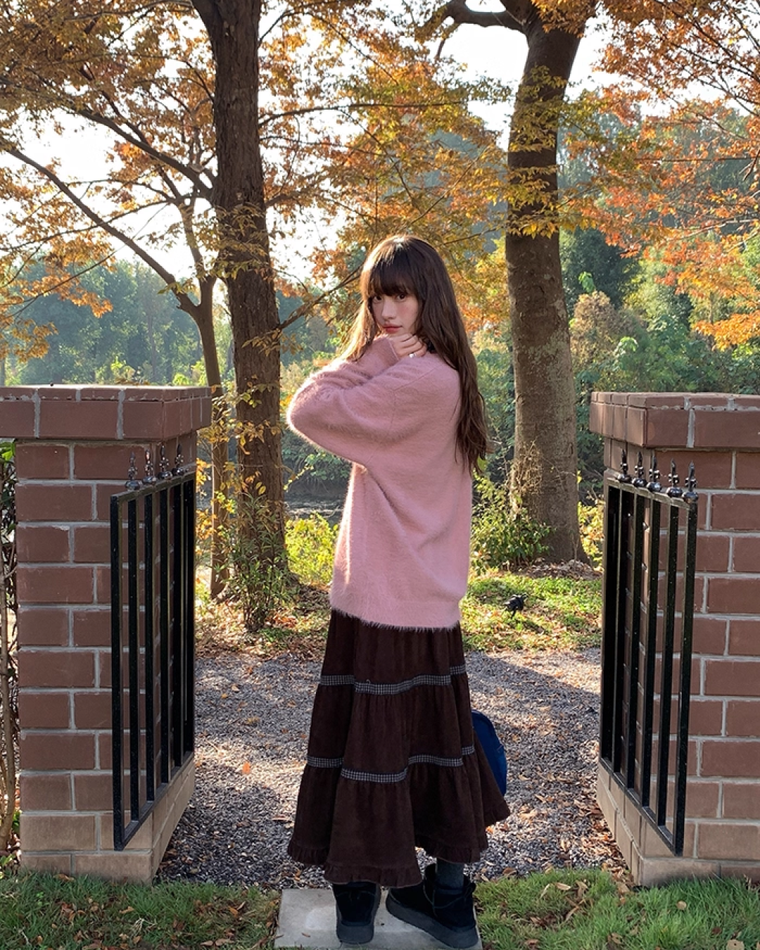 Color Shaggie Knit BU0088