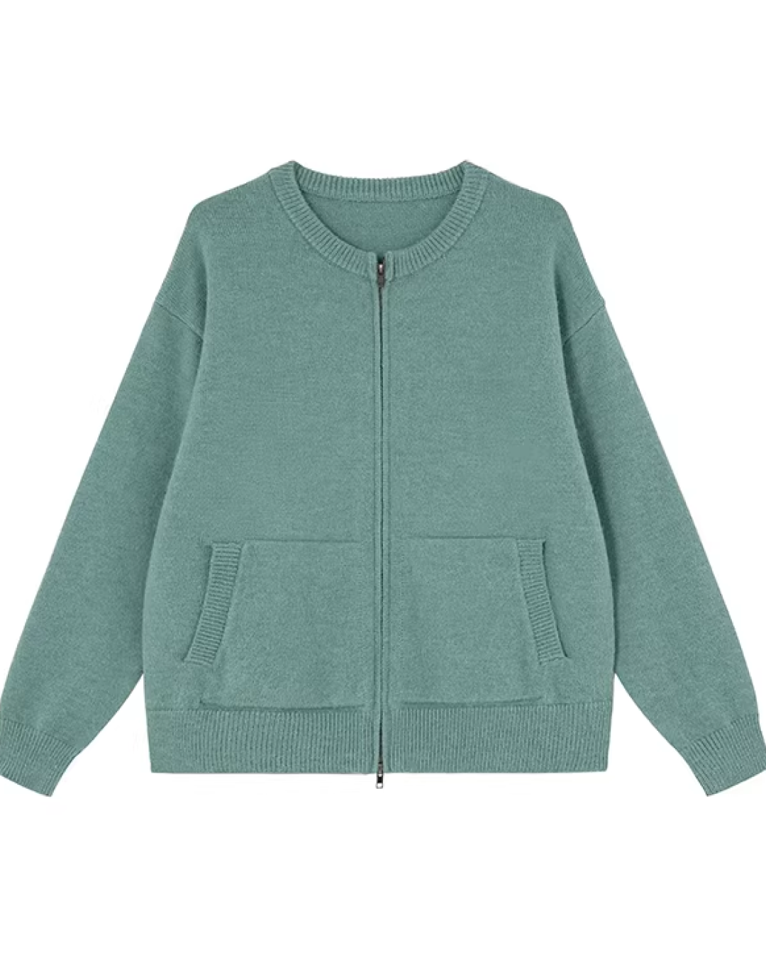 Double Zip Color Knit BU0110