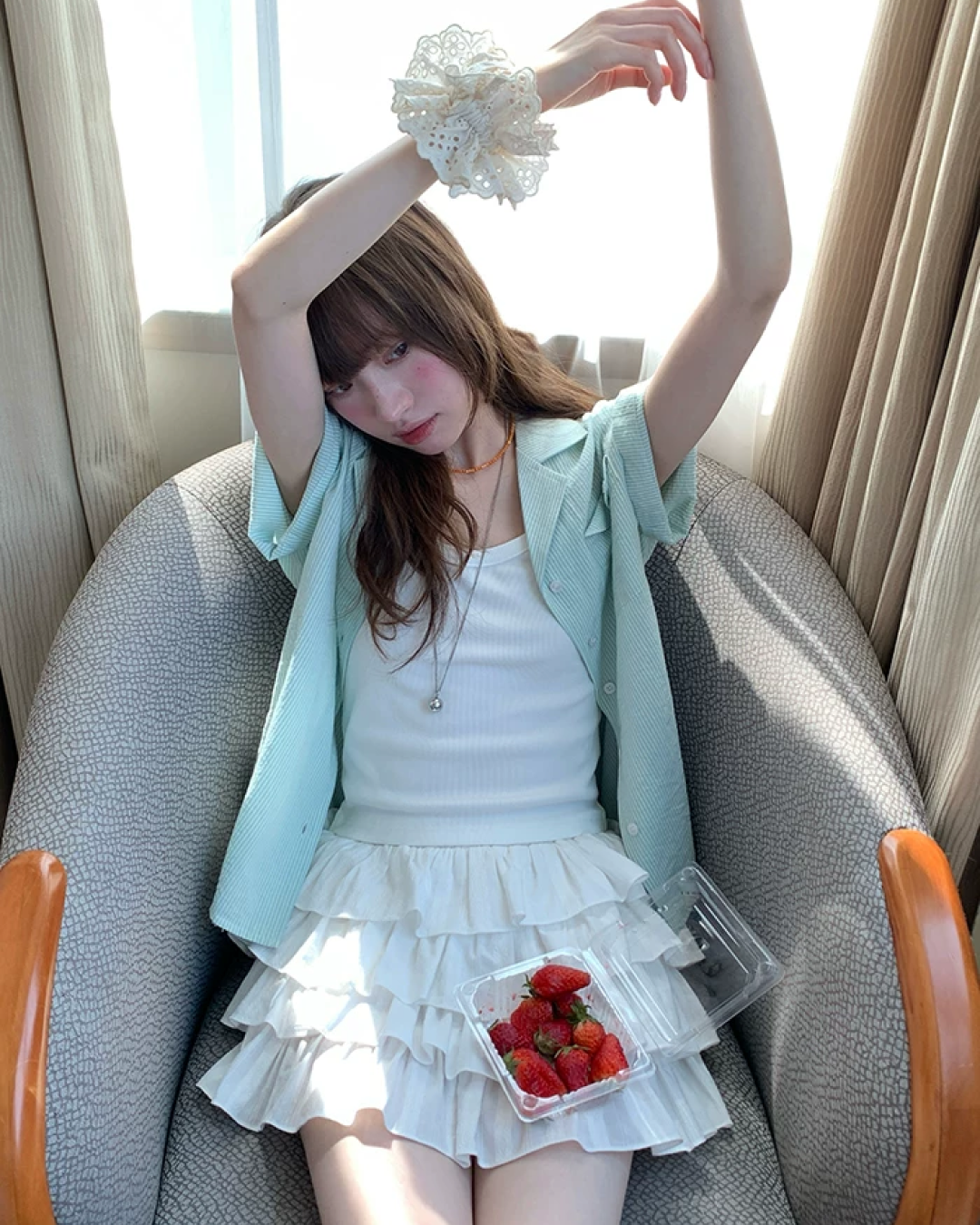 Frill Short Skirt BU0186