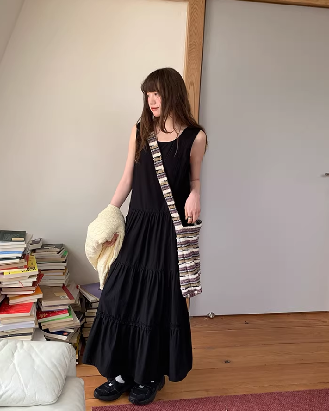 Long Flared Dress BU0164