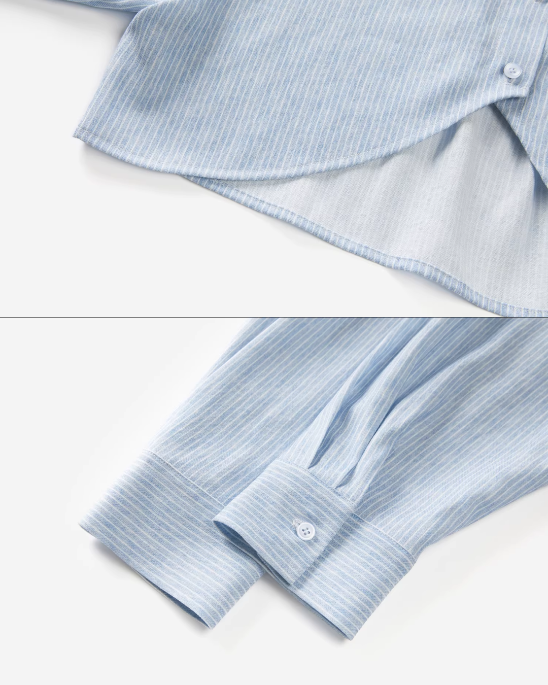 Blue Shirt Gray Camisoal Dress CA0011