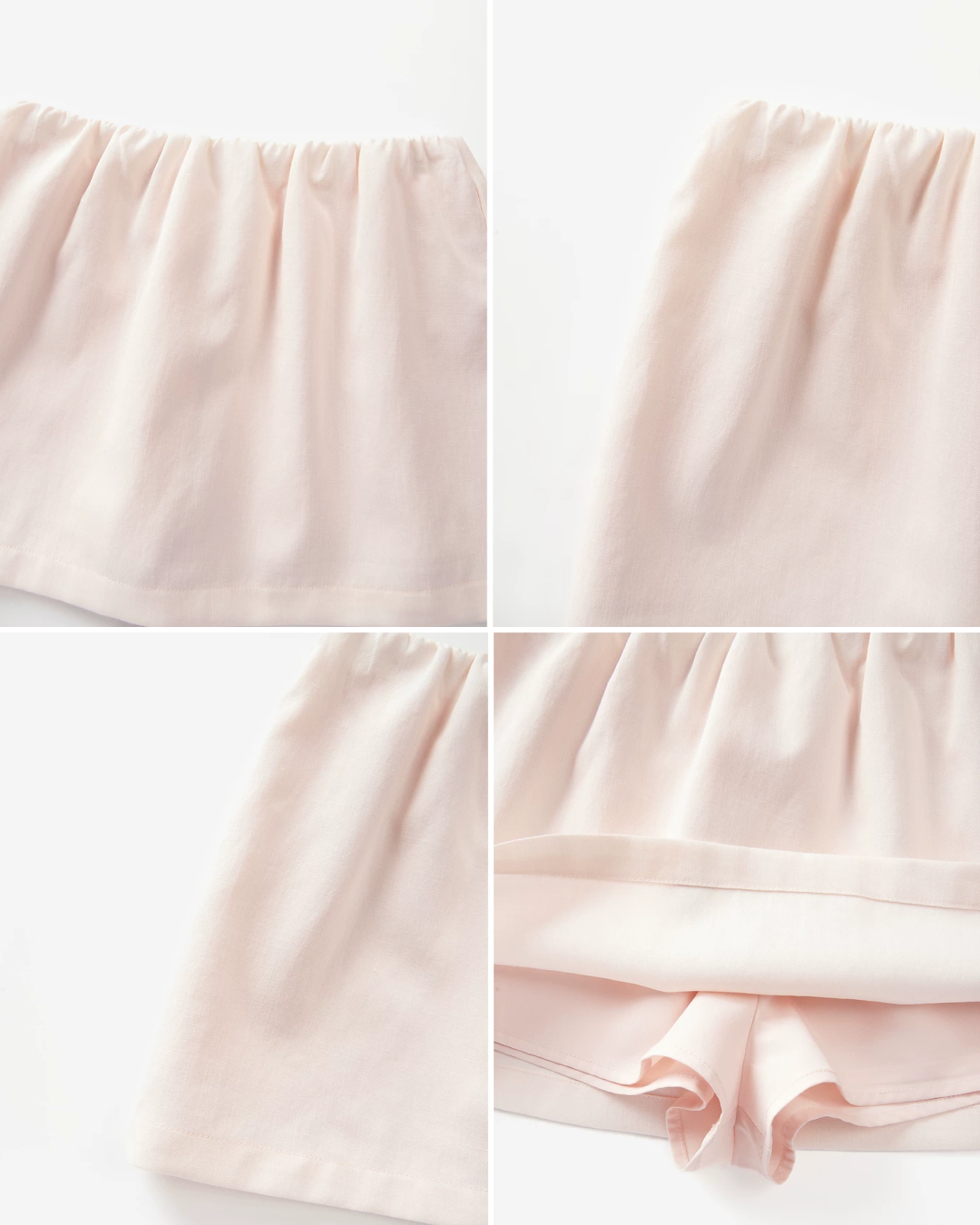 Cotton Pink Shirt & Cotton Pink Skirt CA0040