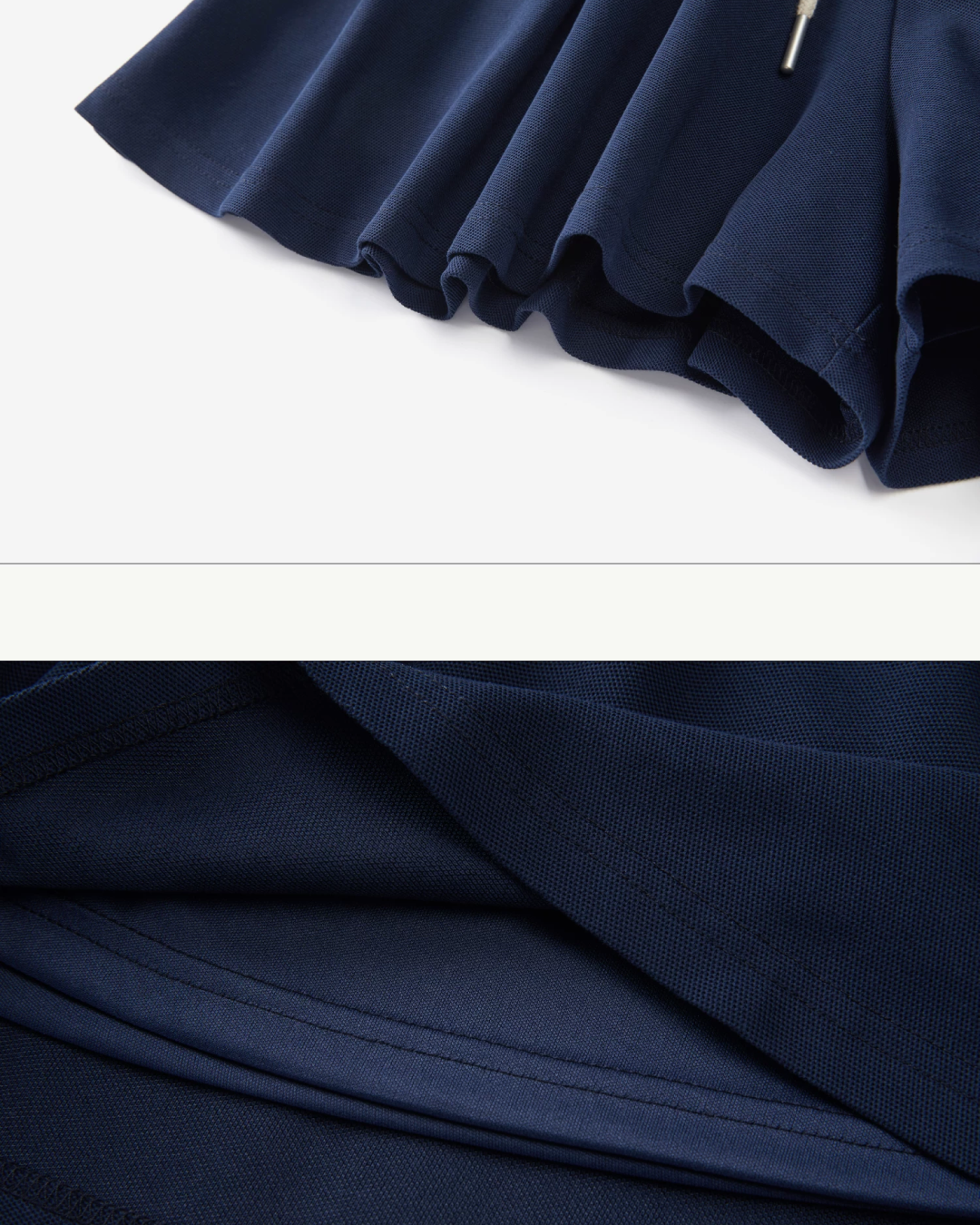 V-neck Navy T-shirt & Navy Short Pant CA0044