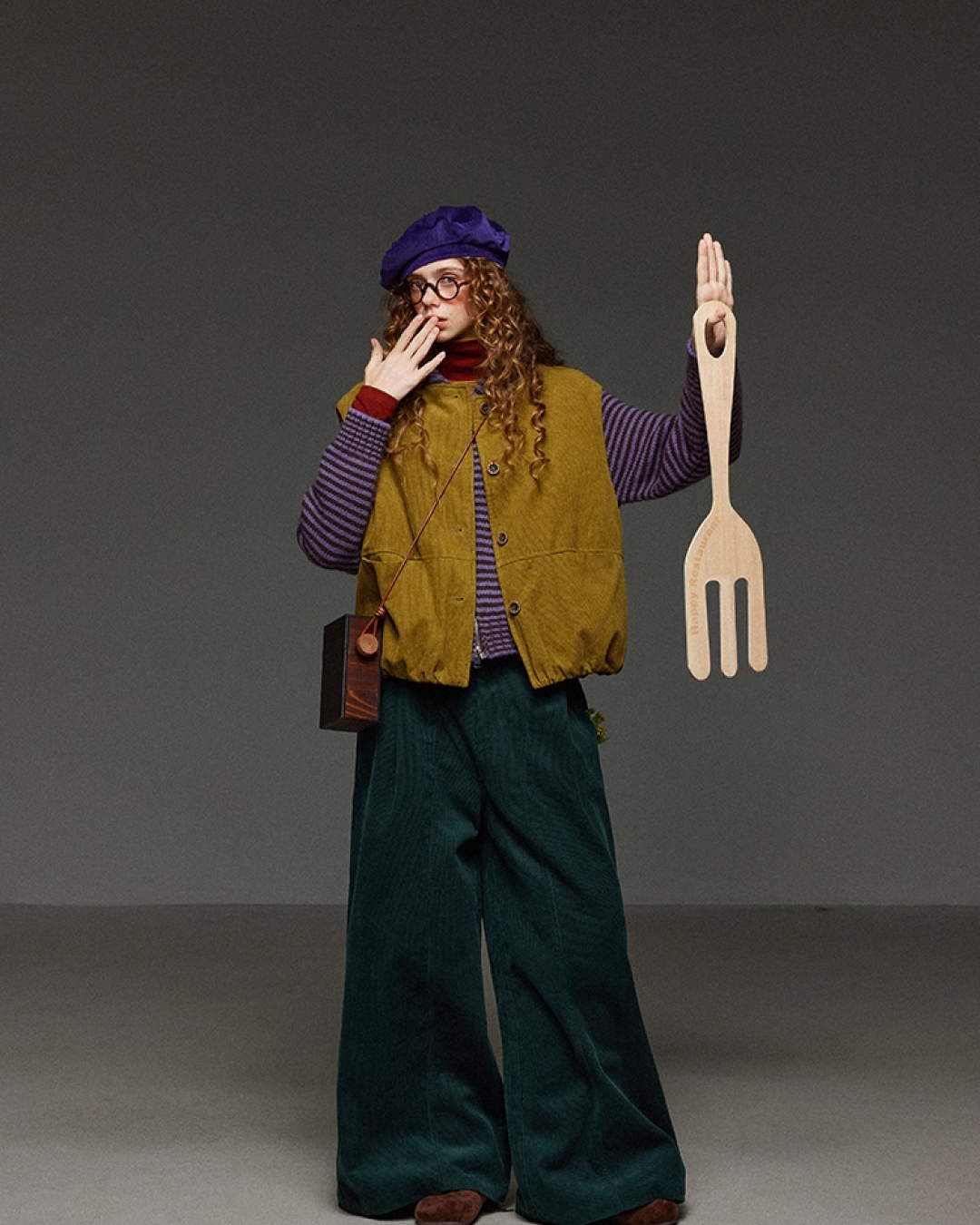 Classic Green Baggy Pants LG0012