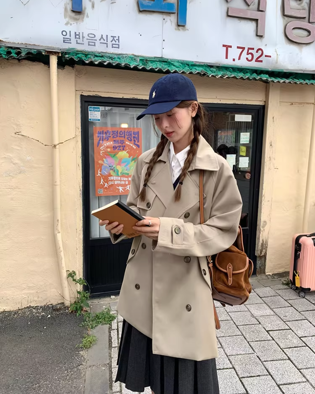 2way Double-breasted Trench Coat WH0010