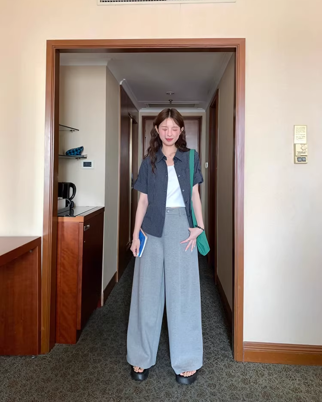 Checkered Half Sleeve Shirt WH0015