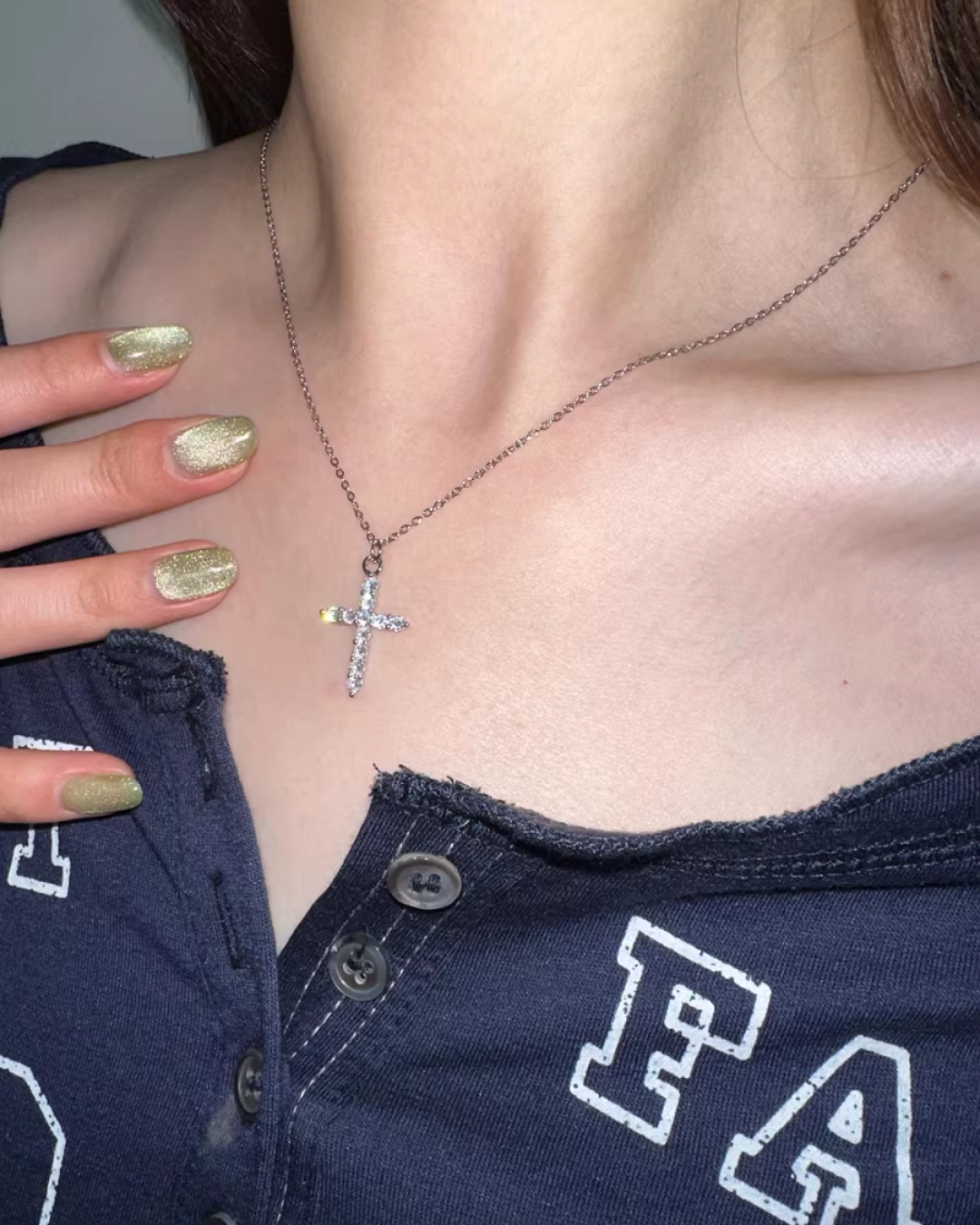 Mini Cross Necklace AC0003