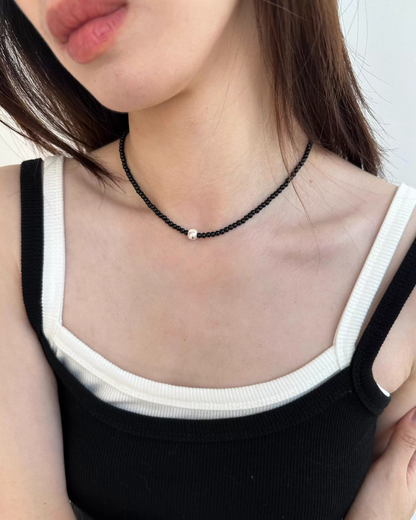 Black Ball Necklace AC0004