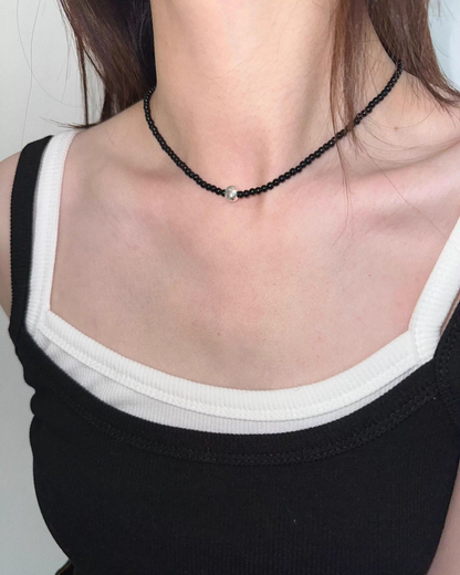 Black Ball Necklace AC0004