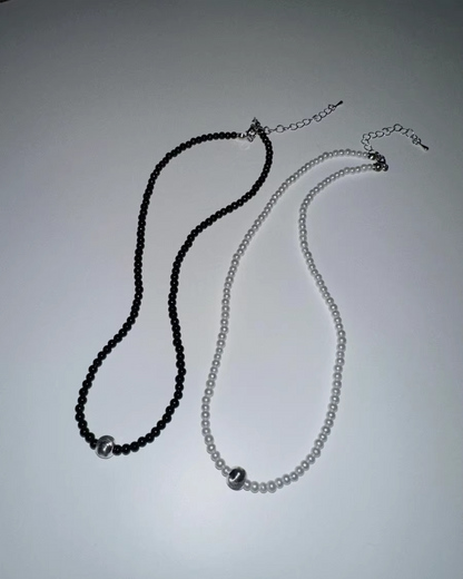 Black Ball Necklace AC0004