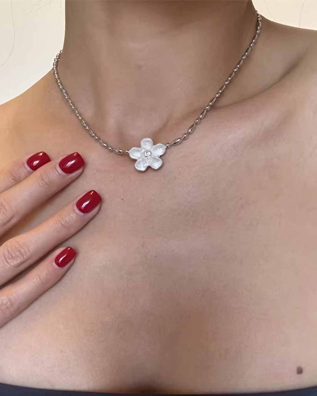 Flower Charm Necklace AC0013