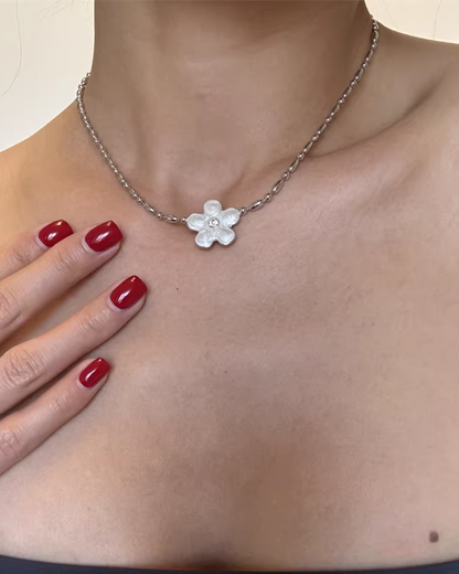 Flower Charm Necklace AC0013