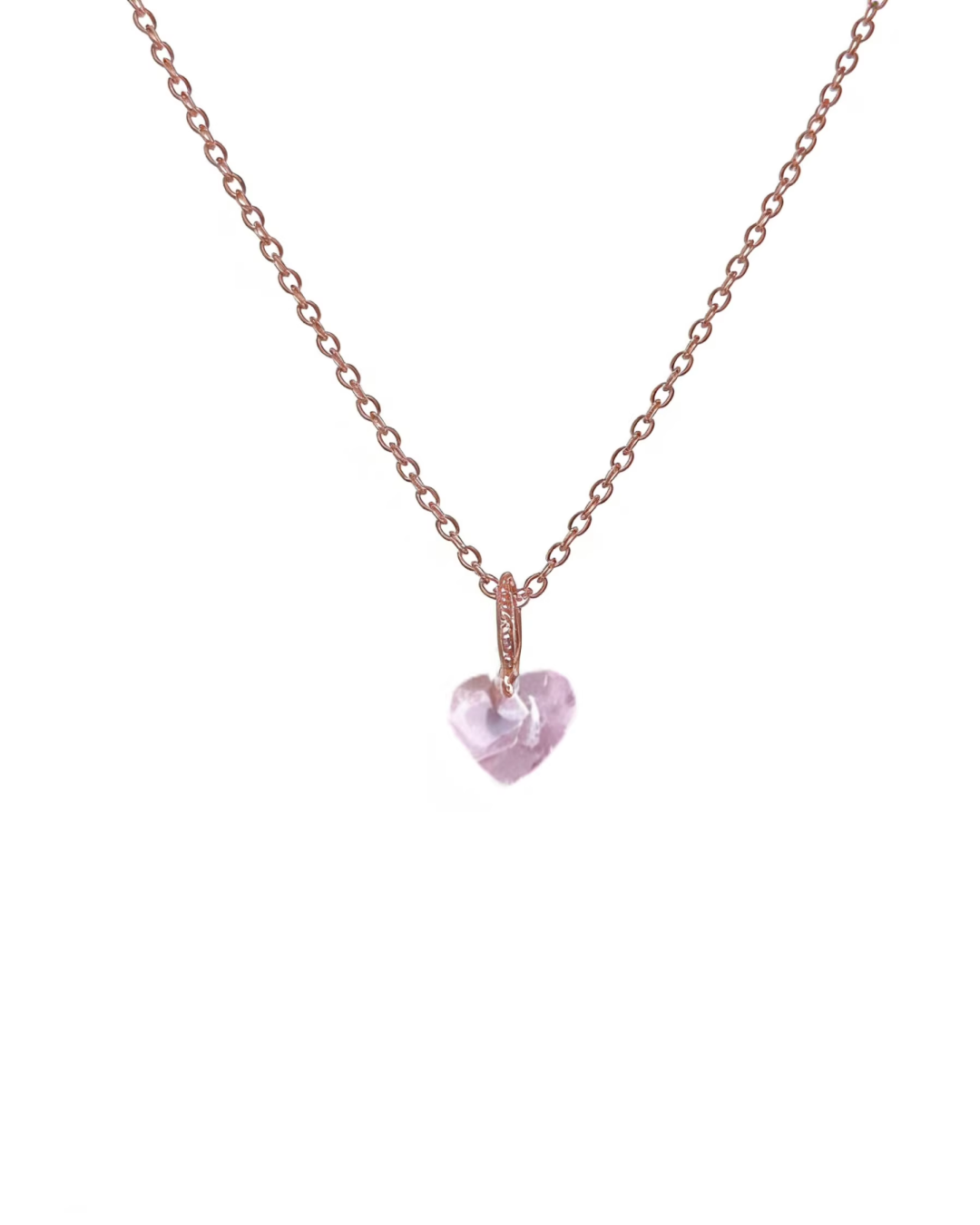 Mini Heart Charm Necklace AC0015