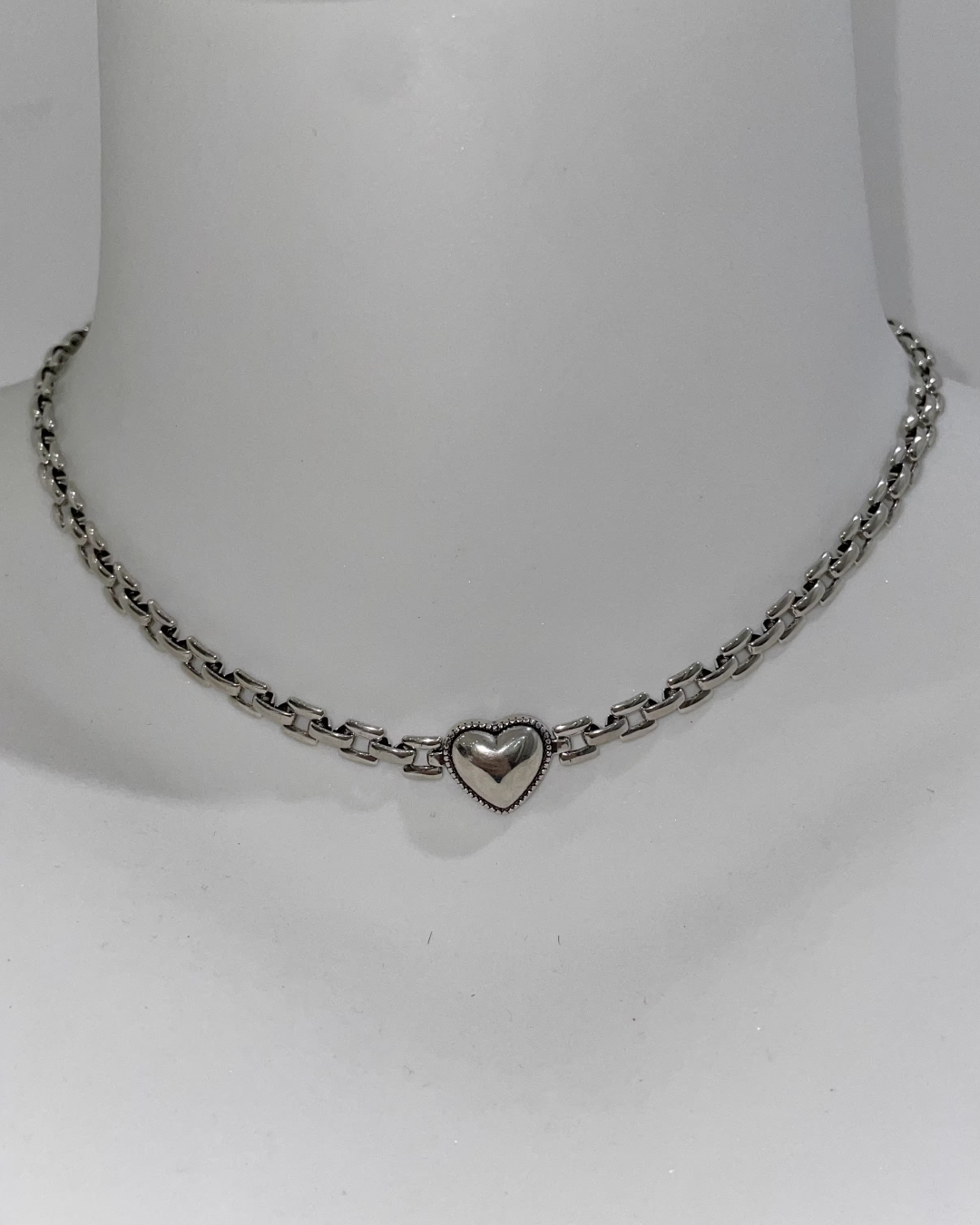Silver Heart Necklace AC0030