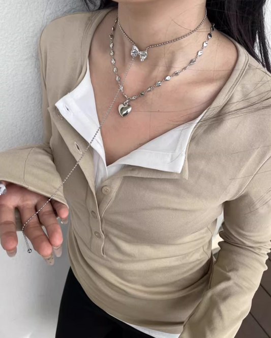 Silver Charm Necklace AC0035