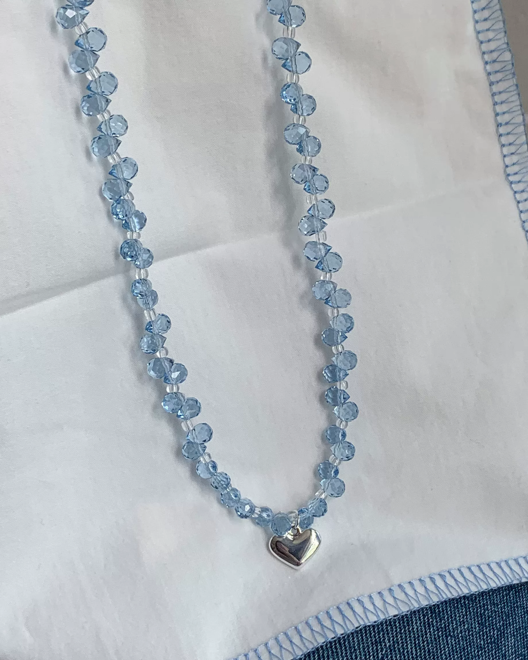 Silver Mini Heart Necklace AC0052