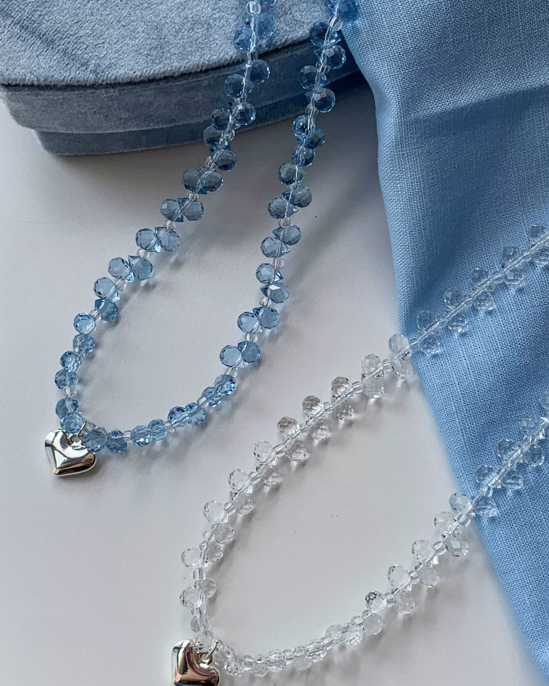 Silver Mini Heart Necklace AC0052