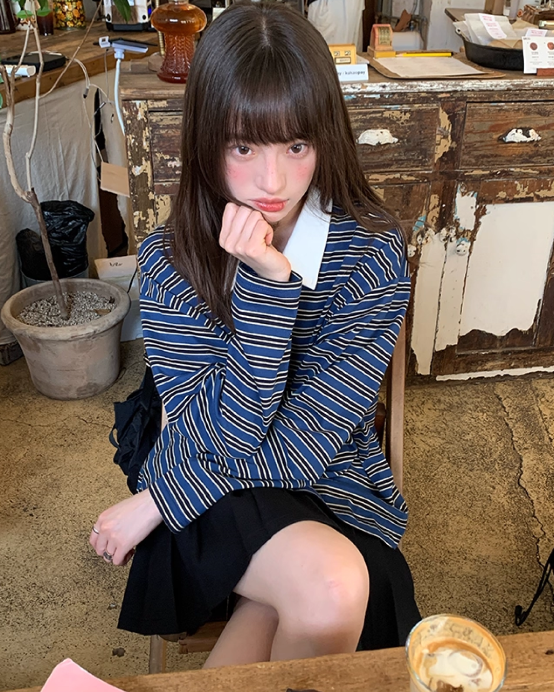 Border Pattern Polo Shirts　B0002