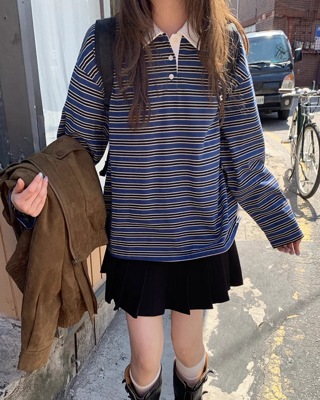 Border Pattern Polo Shirts　B0002