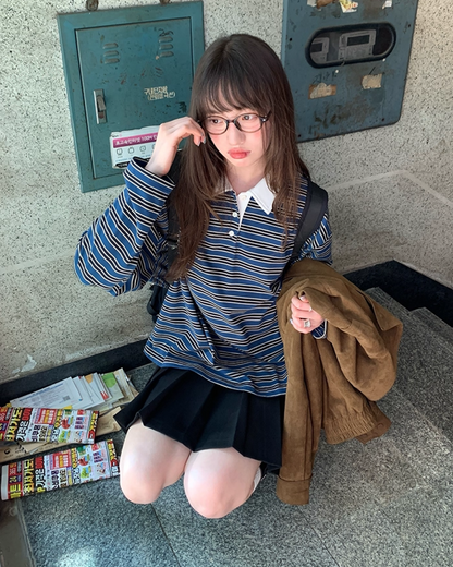 Border Pattern Polo Shirts　B0002