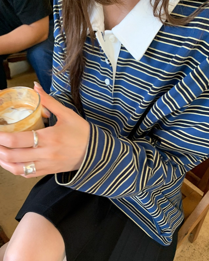 Border Pattern Polo Shirts　B0002