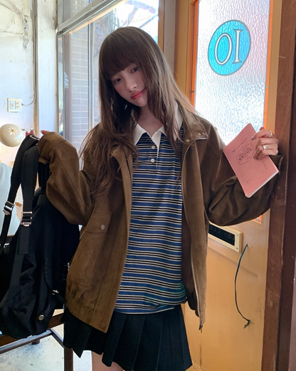 Border Pattern Polo Shirts　B0002