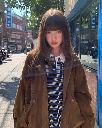 Border Pattern Polo Shirts　B0002