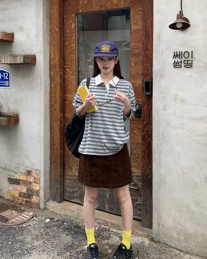 Border Pattern Polo Shirts　B0002