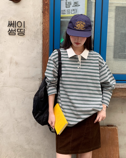 Border Pattern Polo Shirts　B0002