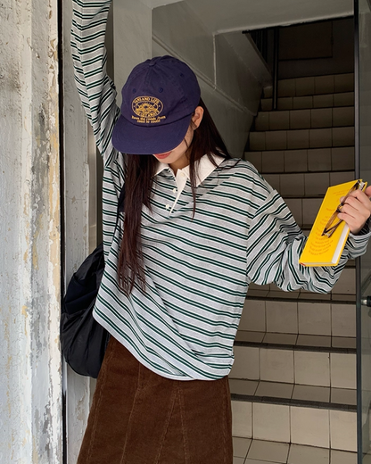 Border Pattern Polo Shirts　B0002