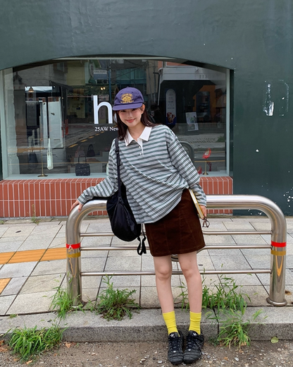 Border Pattern Polo Shirts　B0002