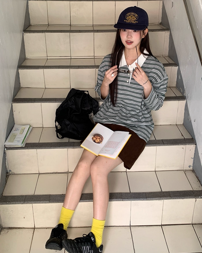 Border Pattern Polo Shirts　B0002