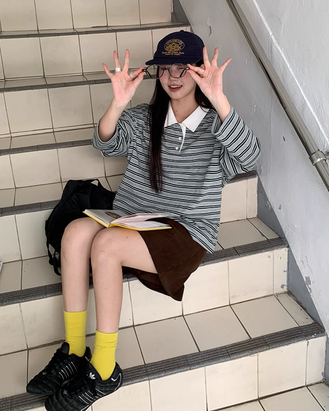 Border Pattern Polo Shirts　B0002