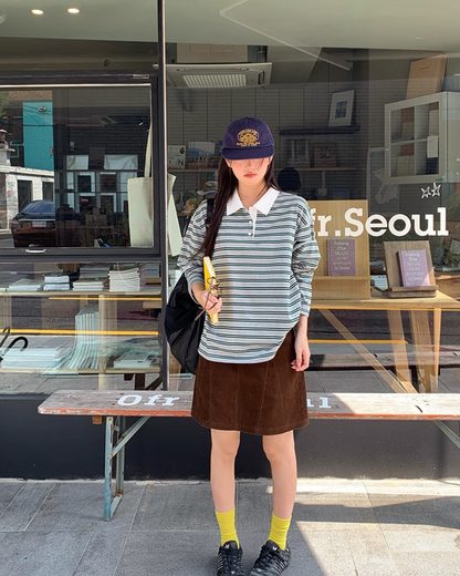 Border Pattern Polo Shirts　B0002