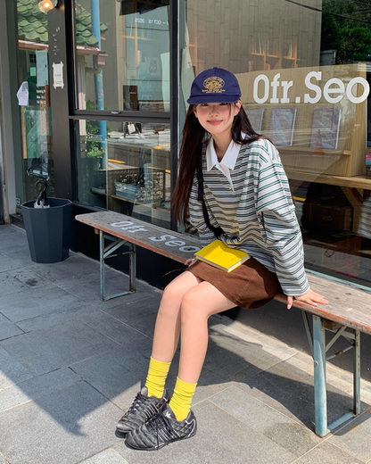 Border Pattern Polo Shirts　B0002