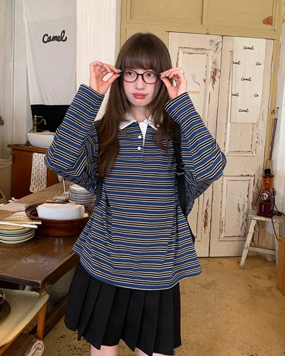 Border Pattern Polo Shirts　B0002