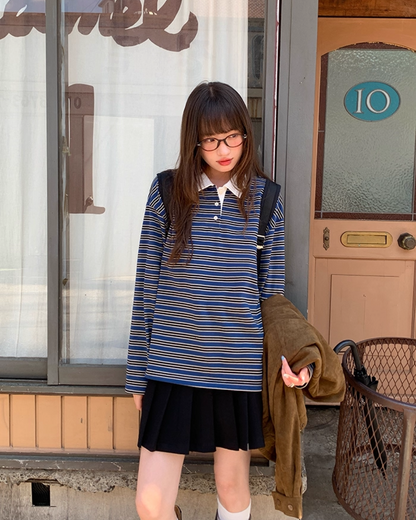 Border Pattern Polo Shirts　B0002