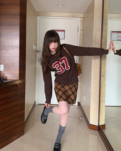 Bias Check Skirt　B0003