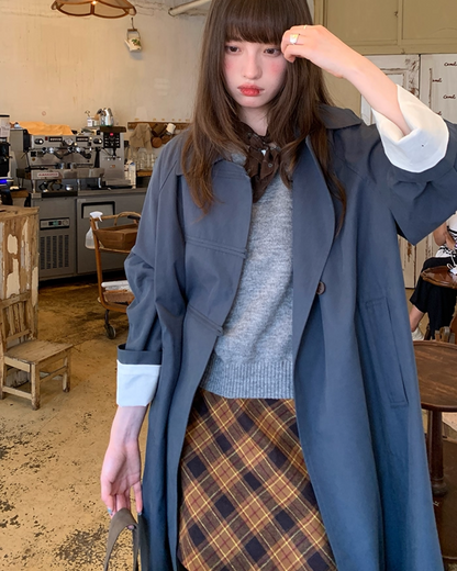 Bias Check Skirt　B0003