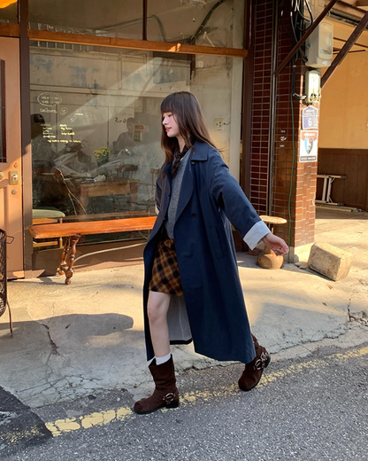 Bias Check Skirt　B0003