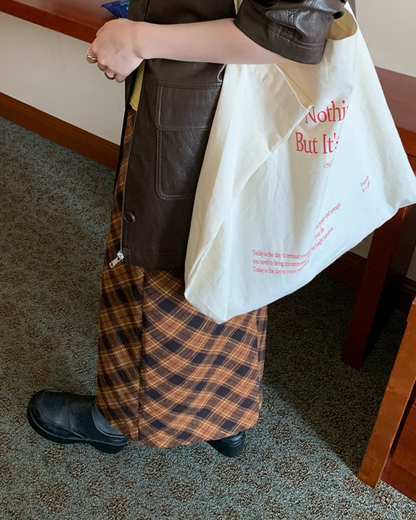 Bias Check Skirt　B0003