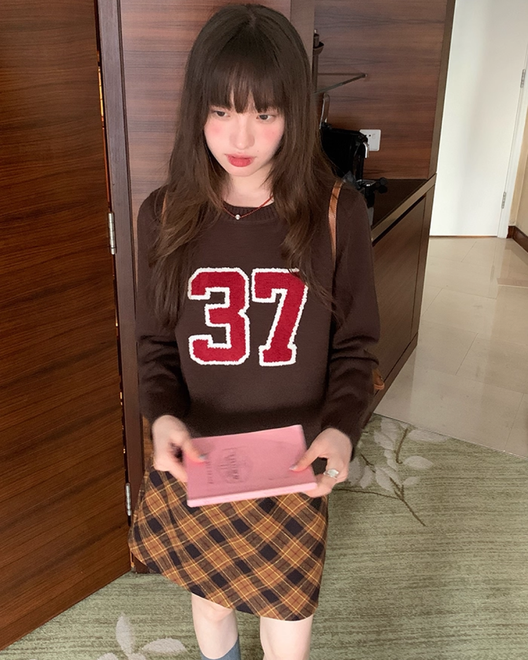 Bias Check Skirt　B0003