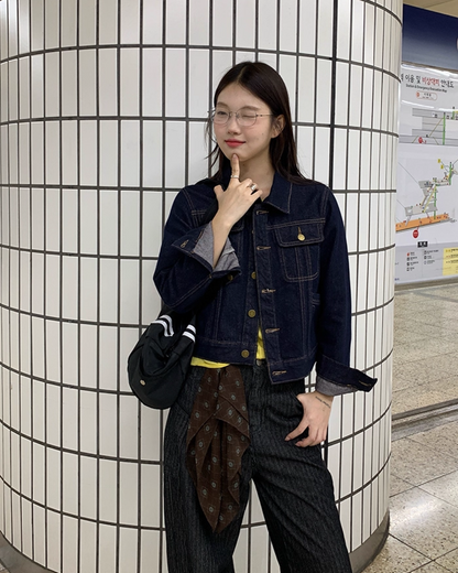 Short Denim Jacket B0007