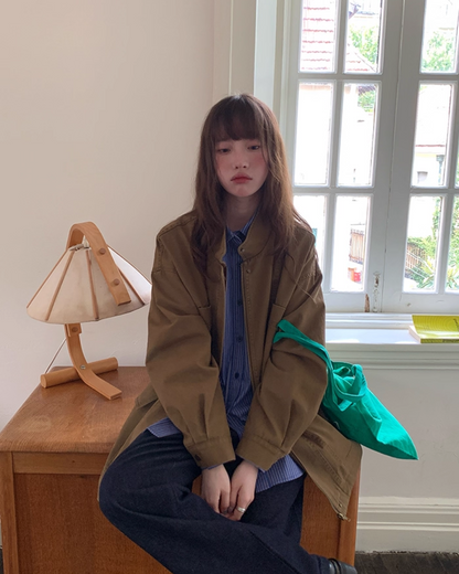 Stripe Long Sleeve Shirts B0013