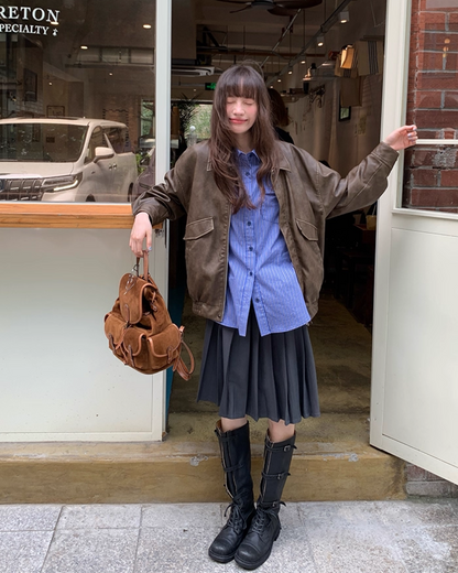 Stripe Long Sleeve Shirts B0013