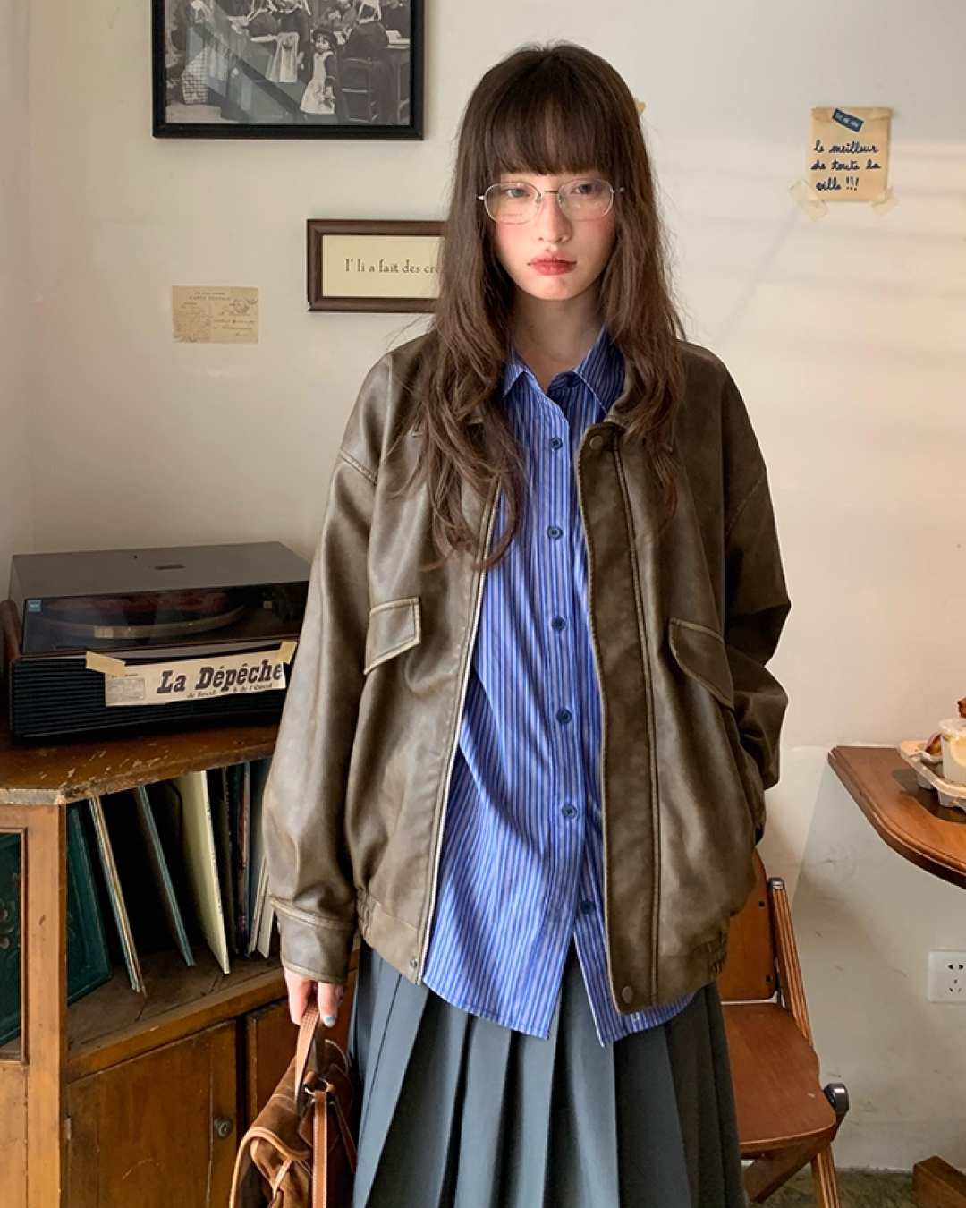 Stripe Long Sleeve Shirts B0013